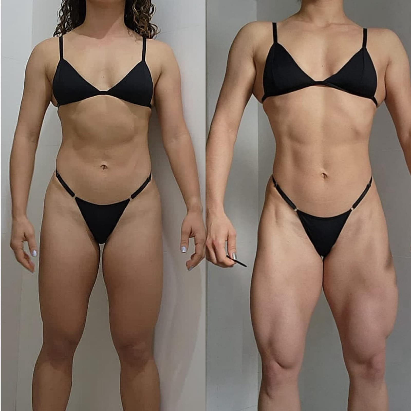 Avant et après d'une élève du coaching